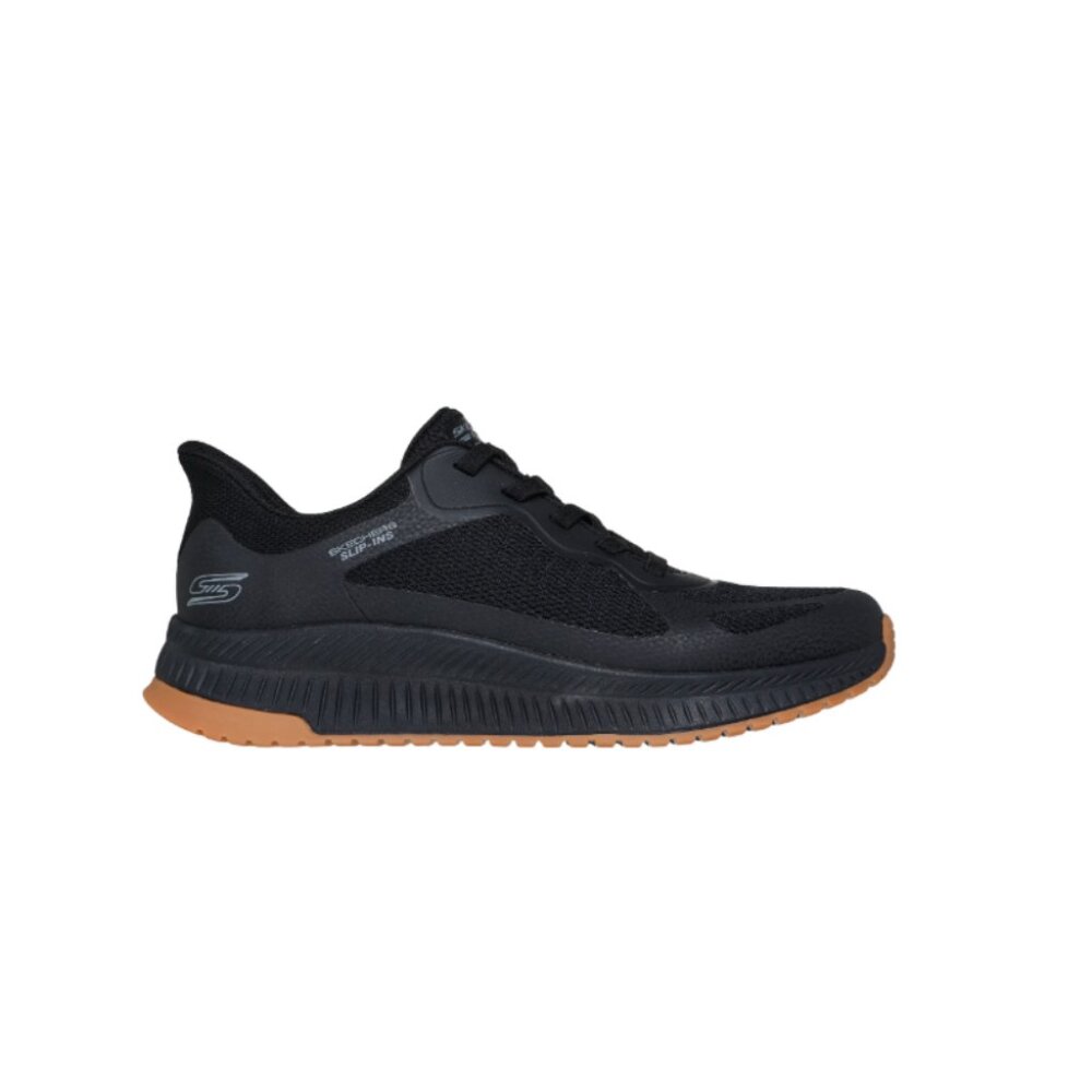 Skechers Men's Hands Free Slip-ins: BOBS Sport Squad Chaos 4 - Black (Wide)